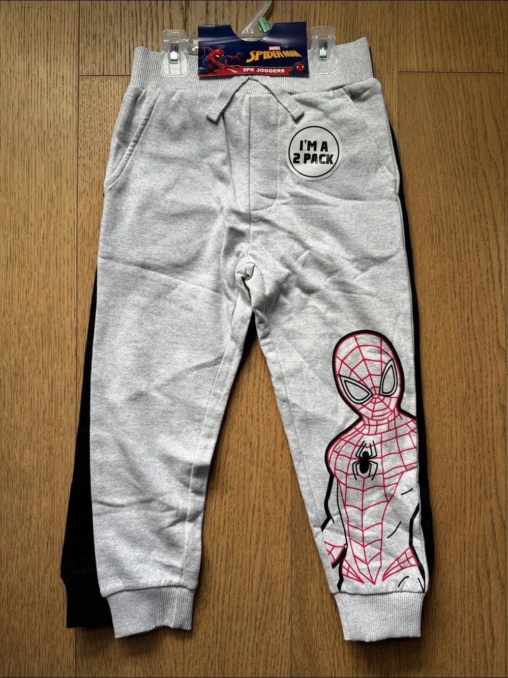 2 Spider-Man Boy's Toddler 2PC Jogger Pants Set NWT - Size 5